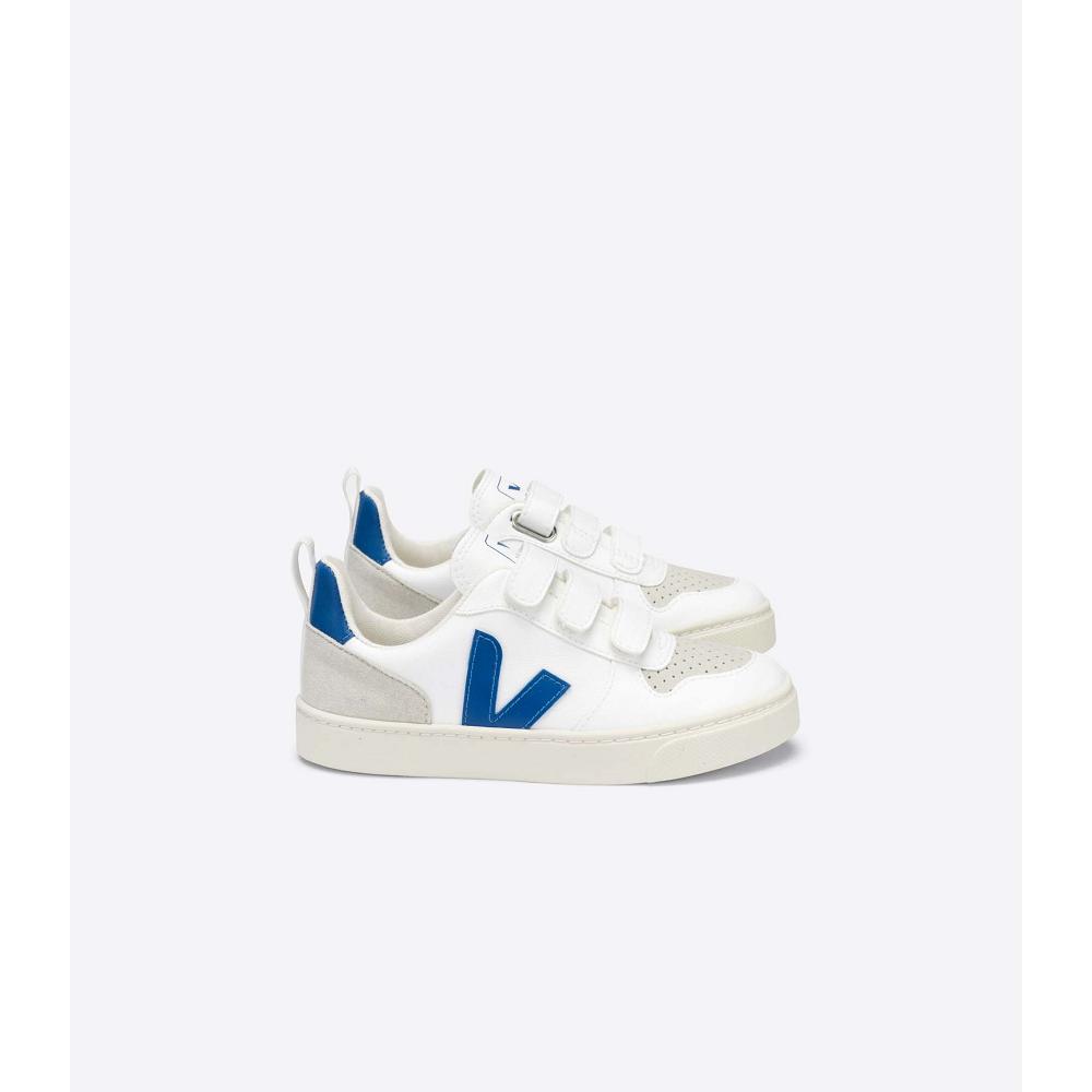 Veja V-10 CWL Schoenen Kinderen Wit Indigo | NL 776JPQ